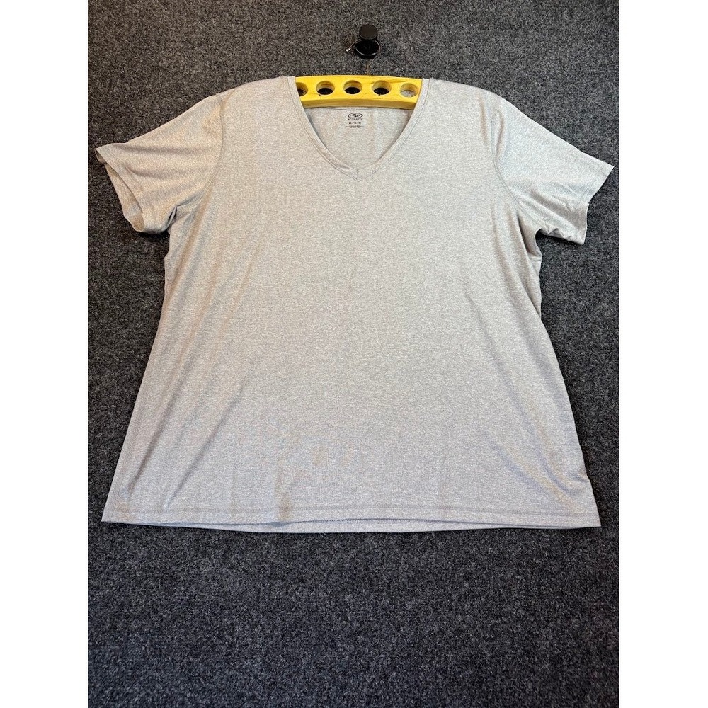 Lot of 4 Athletic Works Women's V-Neck T-Shirts Grey Black Blue White XL